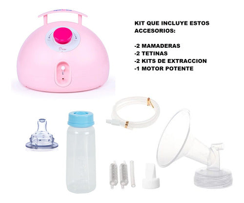 Ordeñador Doble Extractor Eléctrico Mamadera Spectra Dew350 1