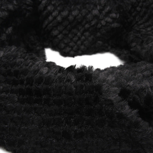 Plush Sheepskin Woolen Scarf Neck Warmer Women's Imported 10