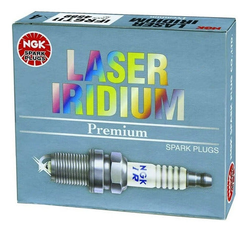 Kit Par 2 Bujias Ngk Laser Iridium Cr8eia-9 4286 Japon 0