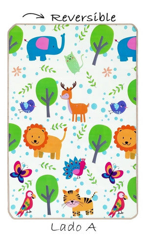 Nordic Reversible Baby Playmat with Antishock Protection 180x120cm 1