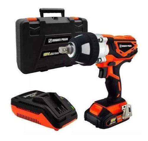 Dowen Pagio Wireless Impact Wrench 18V with LED Flashlight 1