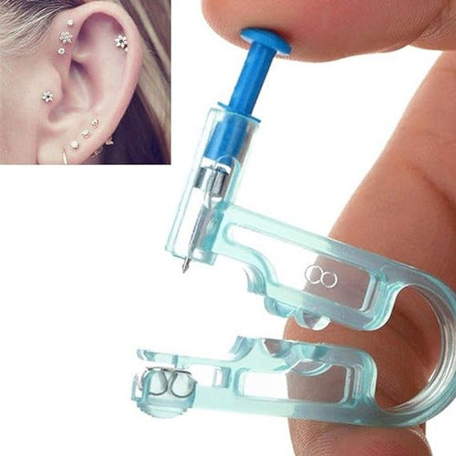 BaiBao 50 Ear Piercing Starter Kits with Surgical Steel and White Rhinestone 5