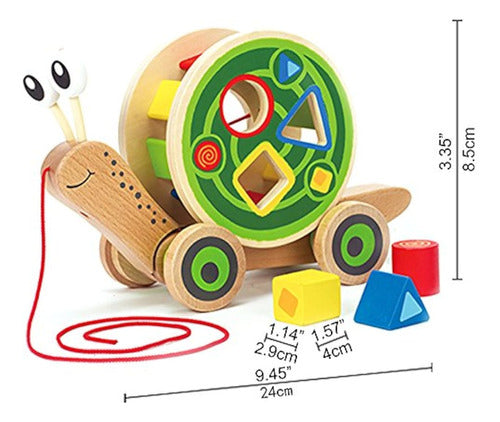 Hape Juguete Para Bebé De Madera Caracol Para 4