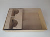 10 Corrugated Cardboard Trays with Coasters 40x20x6 4