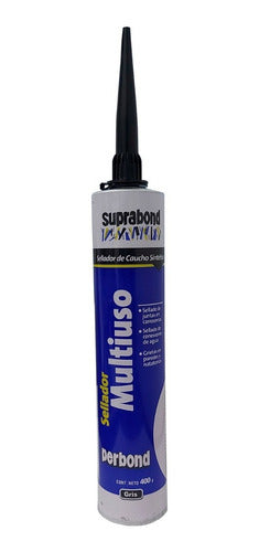 Suprabond Multi-Purpose Rubber Sealant Perbond Gray 400ml 0