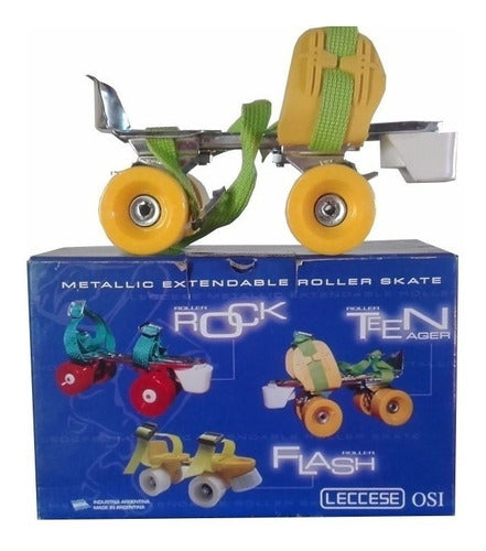 Leccese Teen Ager Metal Roller Skates - Extendable 0