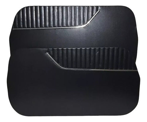 Panel Tapizado Interior Fiat 600 Kit Delanteros (2) Negros 0