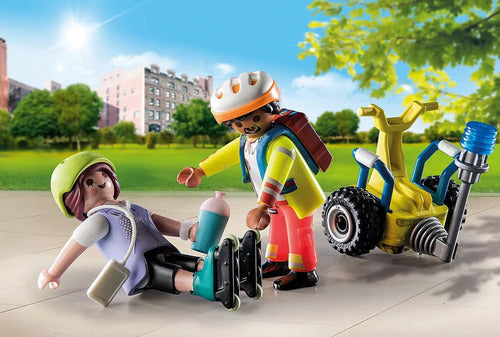 Set Playmobil Rescate Con Balance Racer Starter Pack Ub 3