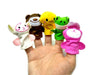 Titere Dedo Set Animales Peluche Colorido Dedos X10 Cuento 3