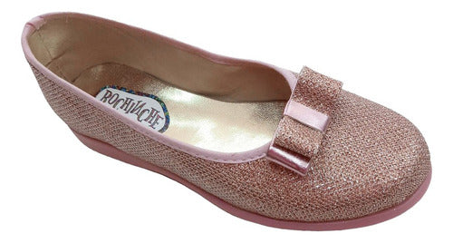 Bochinche Art. 31 Girls' Patent Leather Glitter Flats 0