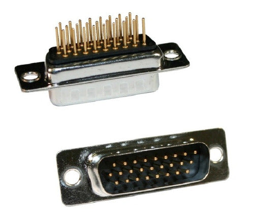 Conector Db26 Db 26 Db-26 Macho Recto P/ Soldar Impreso 0