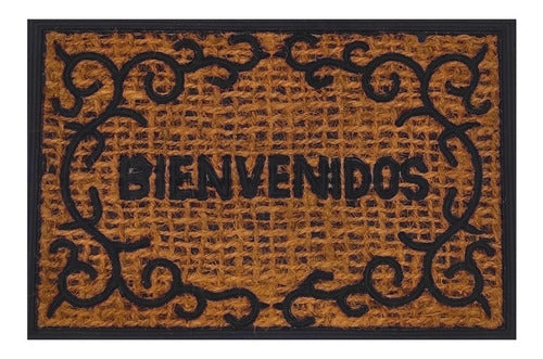 Buenos Aires Bazar Entry Coir Doormat with Rubber Backing 45