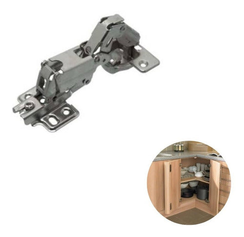 Bronzen 165° Hinge for Kitchen Cabinet - 35 Mm Concealed Opening 0