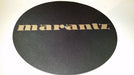 Marantz Negro Y Marron Slipmat Paño Para Bandejas Latex 1