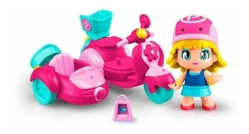 Pinypon Vehicle Motorcycle with Figure 12713 New Model 0