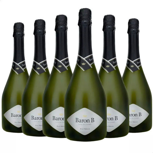 Champagne Baron B Brut Nature 750ml - Box of 6 Bottles 0