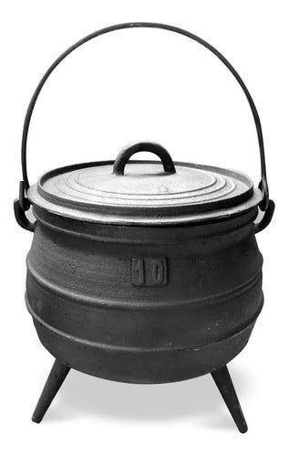 Cast Iron Cauldron Pot 10 Lts 0