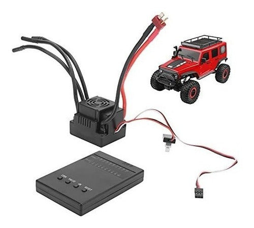 Esc Controlador De Velocidad Electronico 120a +card Para Rc 2