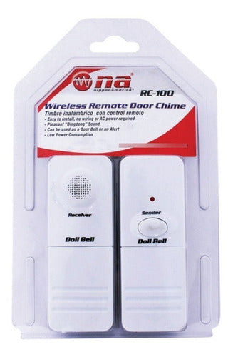 RC-100 Wireless Doorbell with 30m Range - Battery Operated 1