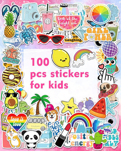 Bekayshad Vinyl Stickers for Kids and Teens, 100 Pcs 4