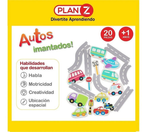 Magnetic Toy Cars Set for Children's Educational Playtime 1