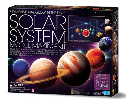 Juego Educativo 4m Modelo 3d Del Sistema Solar Para Colgar 0