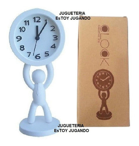 Reloj Hombrecito Abajo Despertador Cyber Sale Ya 2