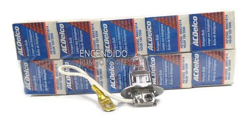 Pack X 10 Lamparas Ac Delco Orig H3 12v 55w Primera Calidad 0