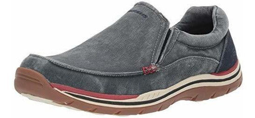 Skechers Para Hombre Esperaban Avillo Slipfit Slipon Holgaza 0