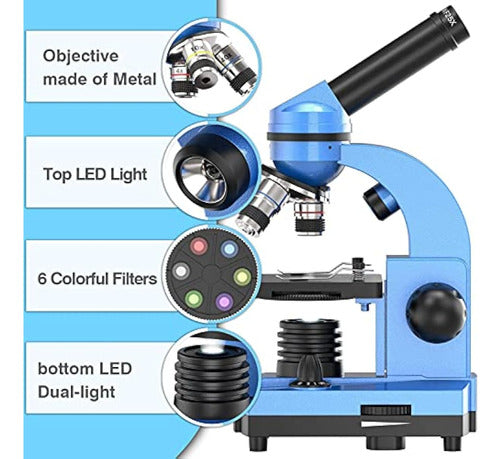 Microscopio Para Niños Principiantes Niños 1