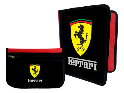 Kit Backpack+Folder+Pencil Case De Ferrari #109 1
