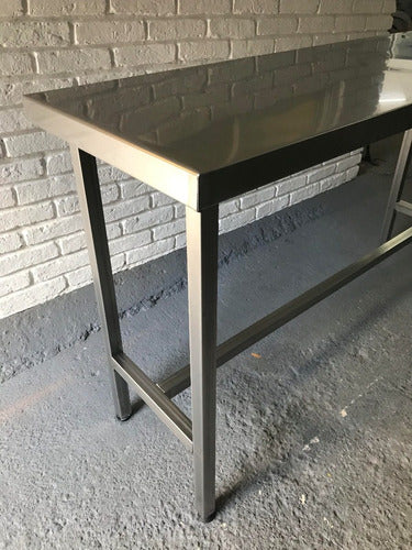 Ace Ventilación: Stainless Steel Table 1.15 X 0.50 X 0.90 for Gastronomy 0