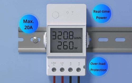 Sonoff Pow Elite Smart Wifi Switch 20 A with Power Monitoring LCD 1