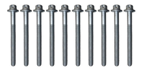 Set of Cylinder Head Bolts Chevrolet Corsa Classic Vect With 17mm Washer 10-pack 2