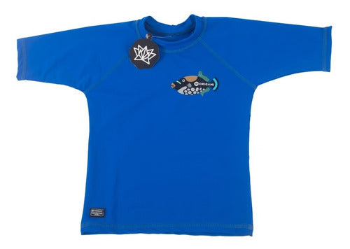 Kids' UV Protection T-Shirt Short Sleeve Printed UPF 50+ Origami 14