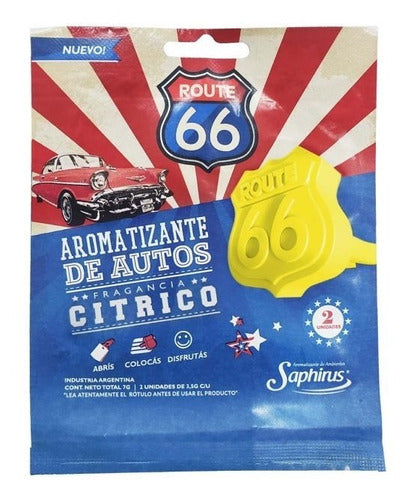 Aromatizante Saphirus Route 66 Citrico 0