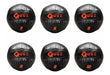 Pelota Medicine Ball Sin Pique Cuero Negro 6kg Quuz Nacional 1