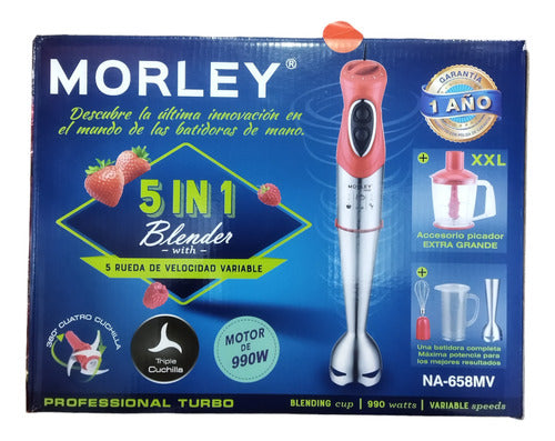 Morley 5-in-1 Hand Blender Mixer 990W 7