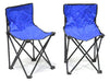 Set of 2 Portable Foldable Chairs + Compact Folding Table for Camping Garden Fishing 2