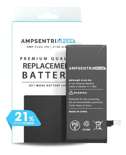 Bateria Para iPhone 6 6g Ampsentrix Extra Capacidad 2150 Mah 1