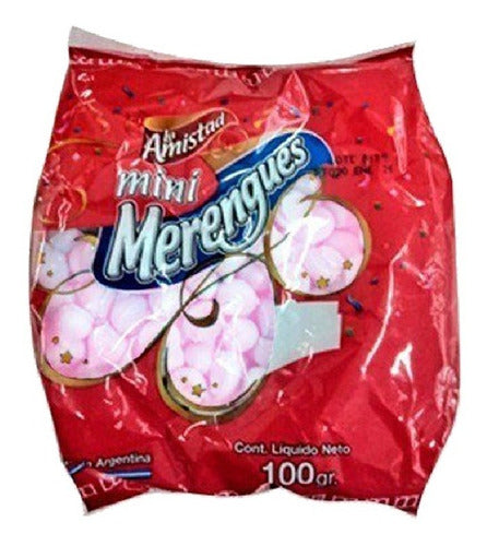 Merengues La Amistad Mini Rose 100g 0