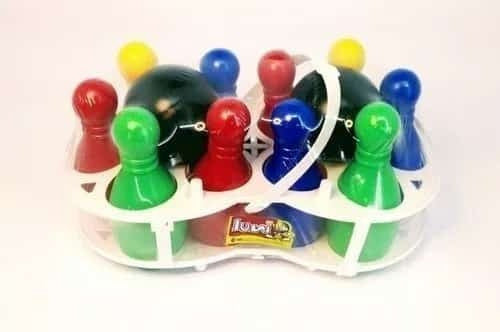 LUNI Bowling Plastic Children's Bowling Game with Pins and Balls 1