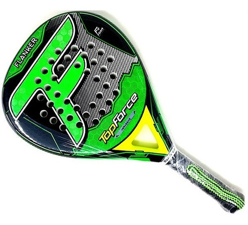 Top Force Paletas De Padel Flanker Abrassive Fiber Foam 0