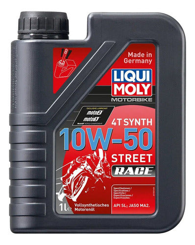 Lubricante Liqui Moly Motorbike 4t 10w50 Street/ Race 1lt 0