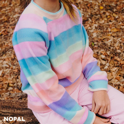 Nopal Winter Microfleece Hoodie for Kids 1