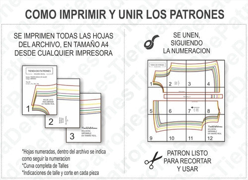 Universo Imprimible Printable Pattern Basic Sweatshirt for Kids Sizes 6/8/10/12/14 3