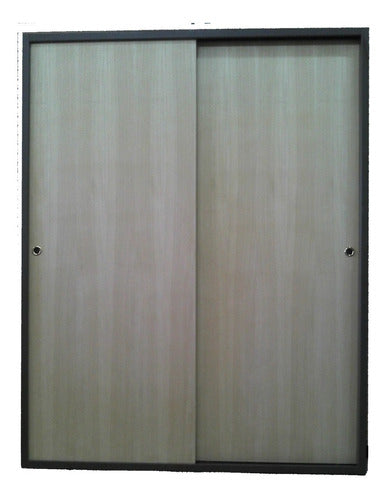 TS Sliding Wardrobe Front Pine 1.20x1.90 - Reinforced Steel Frame 0