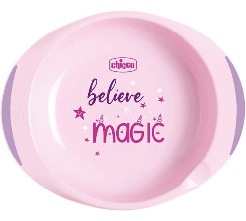 Chicco Magic Pink Baby Dish Set x2 12m+ by Bemar Babys 1
