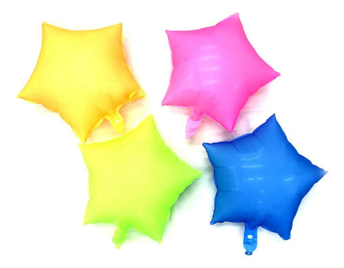 Magic Star Shaped Fluorescent Balloon 45cm X3 1