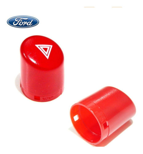 Botão Do Pisca Alerta Original Ford Fiesta Ecosport Ka Courier Zetec Rocam 2002 2003 2004 2005 2006 2007 2008 2009... 3